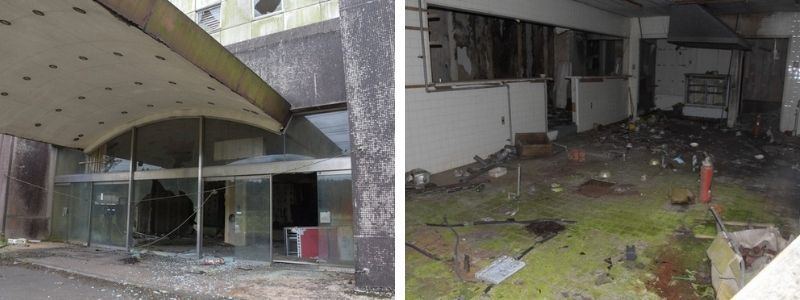 khách sạn bỏ hoang